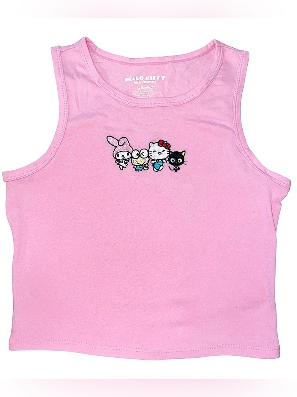 Sanrio friends pink tank top.